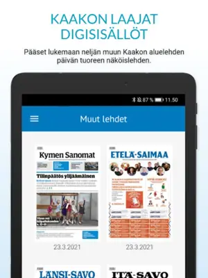 Päivän lehti android App screenshot 11